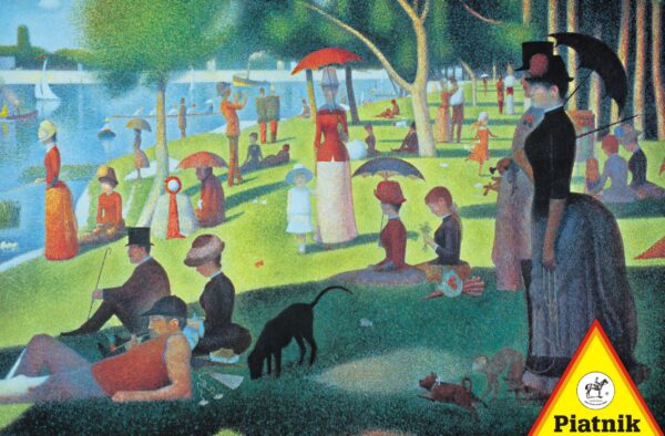 Georges Seurat - Sonnennachmittag auf der Insel 1000 Teile Puzzle