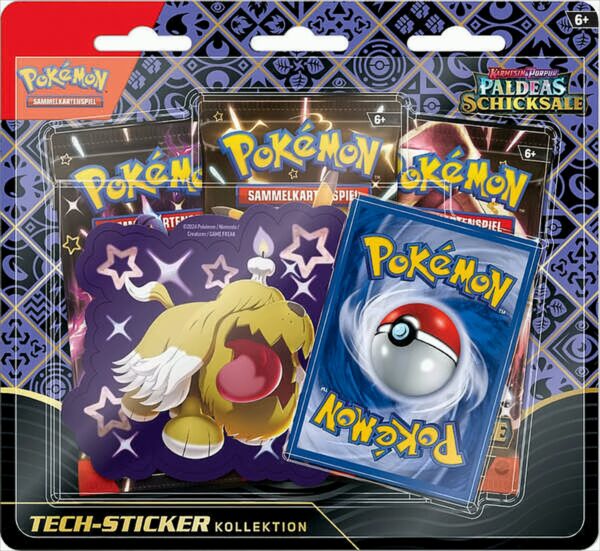 Pokemon Karmesin & Purpur – Paldeas Schicksale Tech-Sticker-Kollektion Gruff