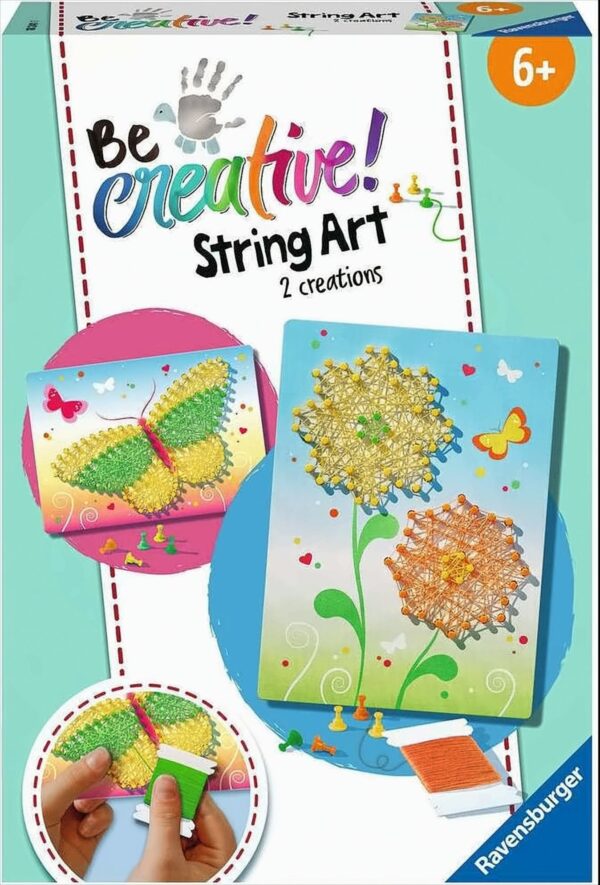 Be creative - String Art Butterflies