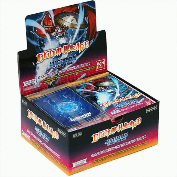 Digimon Card Game - Digital Hazard EX 02 Booster Display Englisch