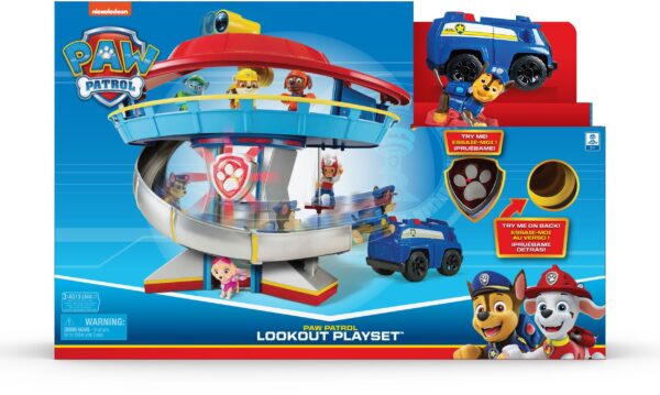 Spin Master - Paw Patrol - Lookout Hauptquartier Spielset mit Chase