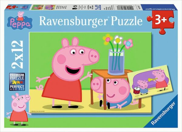 Peppa Pig - Geschwisterliebe, 2x12 Teile