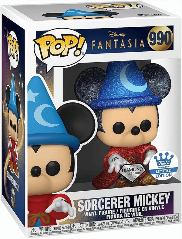 Funko Pop - Disney Fantasia - 990 Sorcerer Mickey - Diamond Glitter