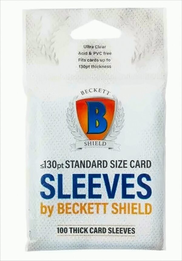 Beckett Shield 130pt Sleeves (100ct)