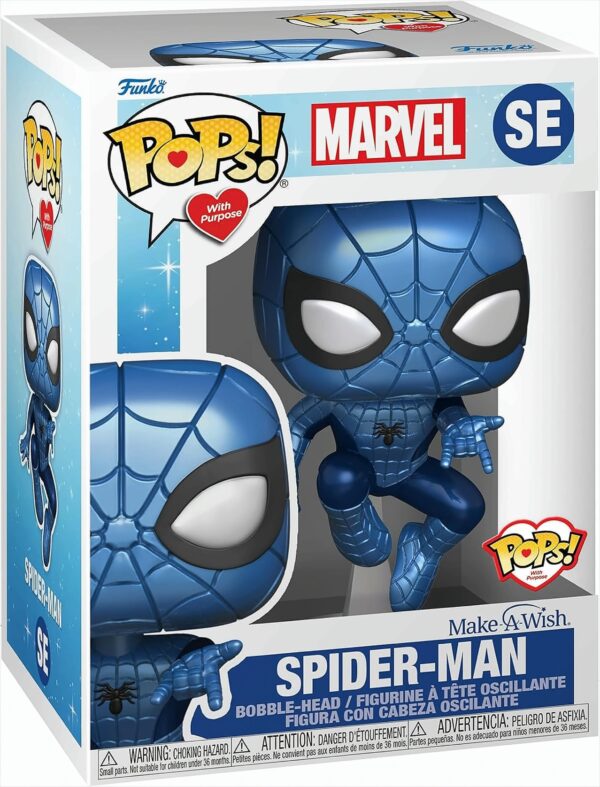 Funko Pop - Marvel Make A Wish 2022 - Spider-Man Metallic