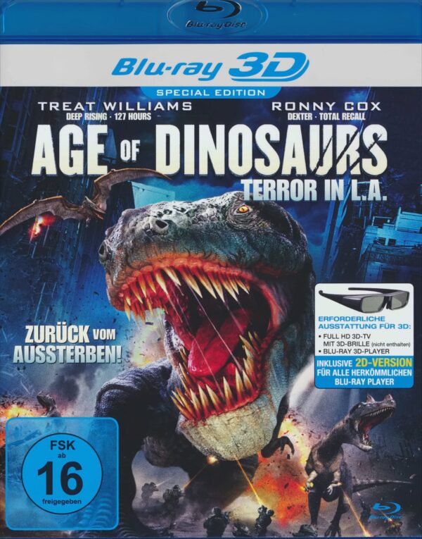 Age Of Dinosaurs - Terror In L.A. - 3D Blu-ray & 2D Version