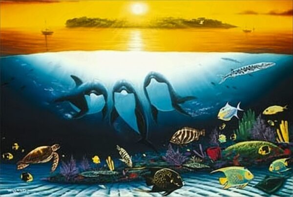 Wyland Collection - Sonnenuntergang, 500 Teile