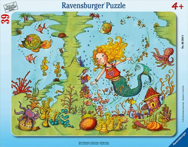 Rahmenpuzzle - Kleine Wassernixe