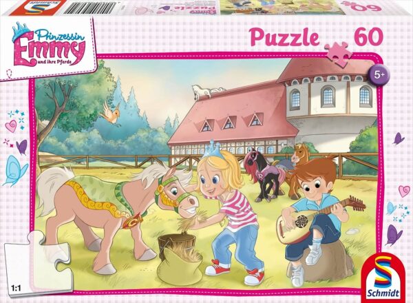 Prinzessin Emmy: Beste Freunde, 60 Teile Puzzle