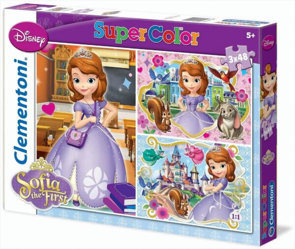 Sofia Supercolor Puzzle, 3x48 Teile