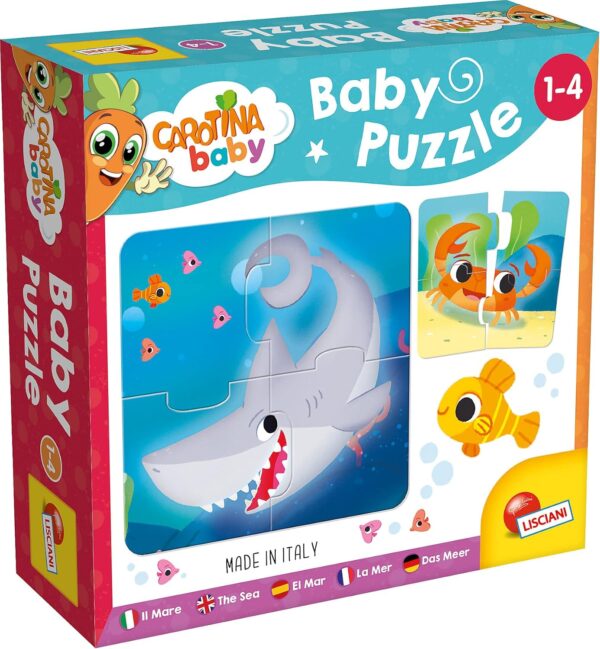 Babypuzzel Set, Meerestiere - Carotina Baby