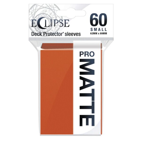 UP Deck Protector ECLIPSE Matte PumkinOrange 60ct