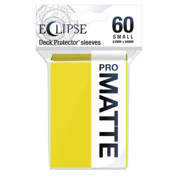 UP Deck Protector ECLIPSE Matte Lemon Yellow 60ct