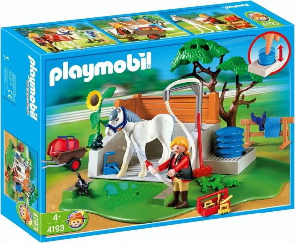 PLAYMOBIL 4193 - Reiterhof - Pferde Waschplatz