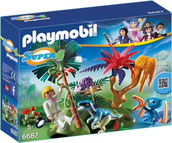 PLAYMOBIL 6687 Lost Island mit Alien und Raptor