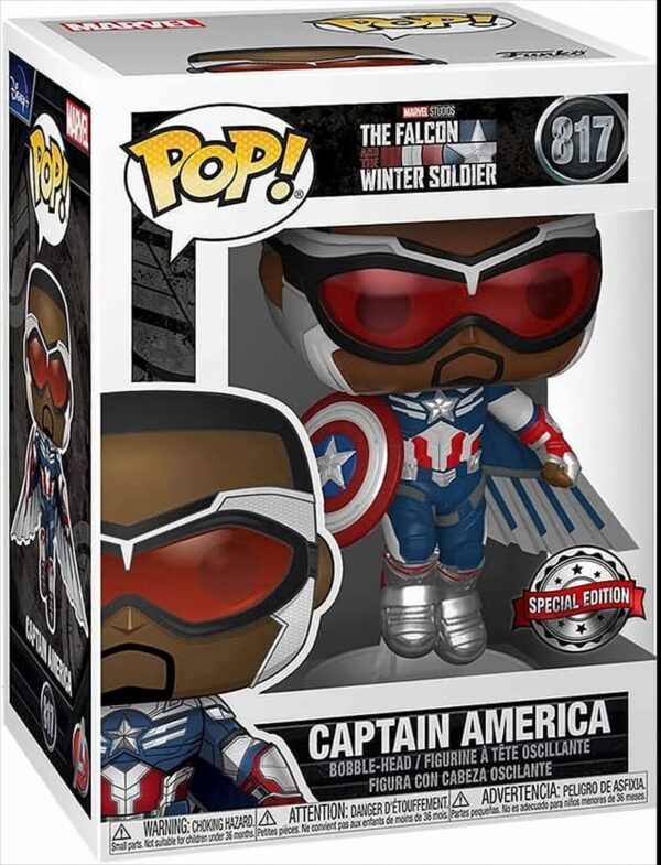 Funko Pop - Marvel: The Falcon and Winter Soldier - Captain Falcon America 817