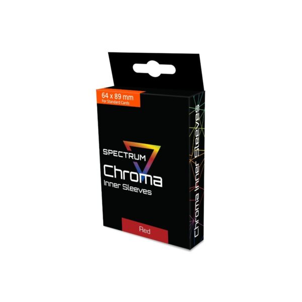 BCW Chroma Inner Sleeves Standard - Red (100 ct)