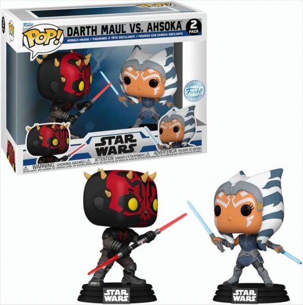 Funko Pop - Star Wars: The Clone Wars - Darth Maul vs. Ahsoka Tano