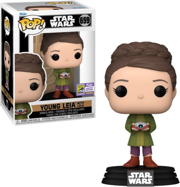 Funko Pop - Star Wars - Young Leia with Lola 659