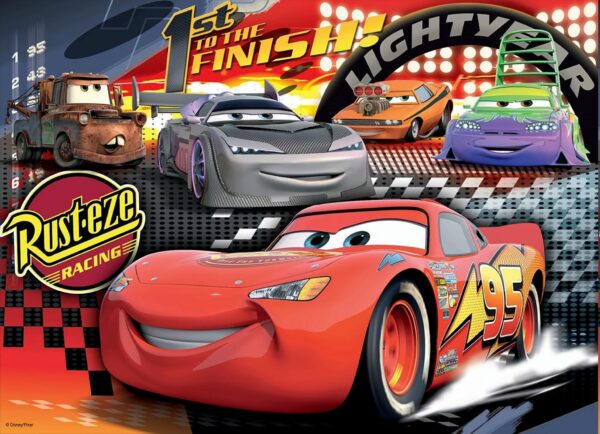 Disney Cars Erster im Ziel - 100 Teile Puzzle