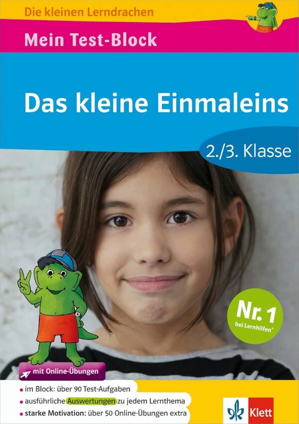 Mein Test-Block: Das kleine Einmaleins, 2./3. Klasse (Die kleinen Lerndrachen): 2./3. Klasse mit Online-Übungen