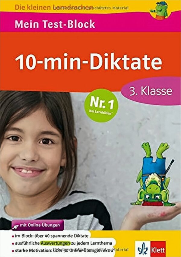 Mein Test-Block: 10-min-Diktate 3. Klasse (Die kleinen Lerndrachen)