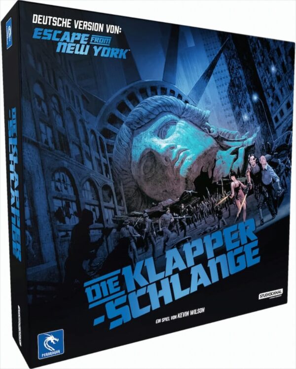 Die Klapperschlange (Escape from New York) – Brettspiel zum Kultfilm, Kennerspiel – Deutsch – 1-4 Spieler – ab 13 Jahren