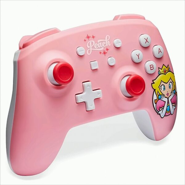 Switch Controller wireless Princess Peach rosa PowerA