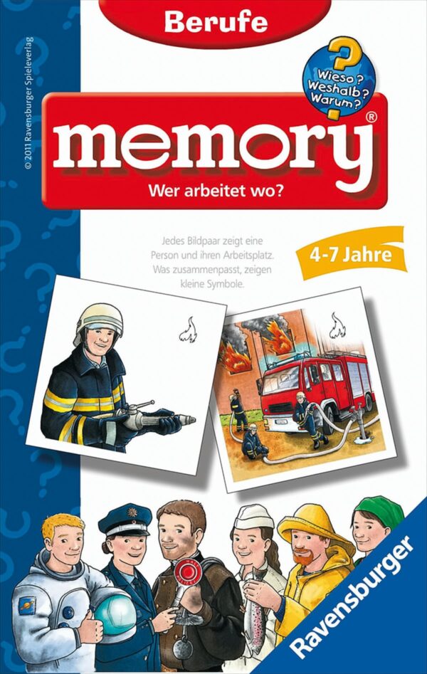 Wieso, Weshalb, Warum - Berufe memory