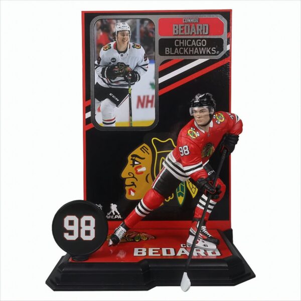 NHL - Connor Bedard (Chicago Blackhawks) 18 cm Figur