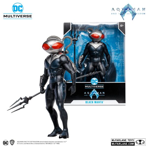 McFarlane Aquaman and The Lost Kingdom DC Multiverse Actionfigur Black Manta