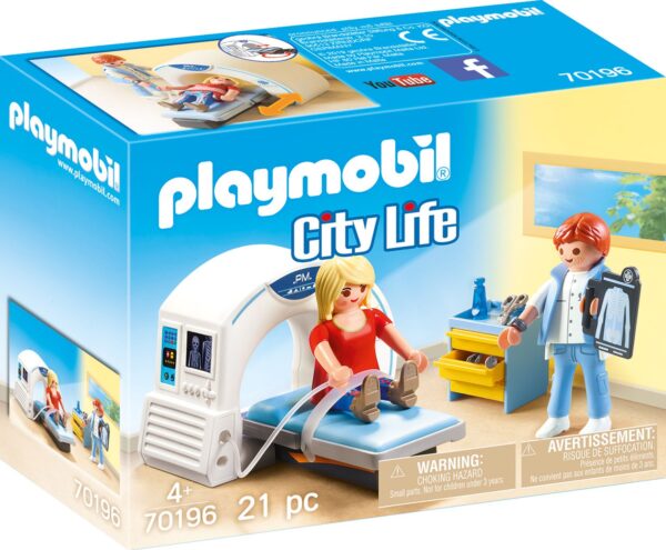 PLAYMOBIL 70196 - City Life - Beim Facharzt: Radiologe