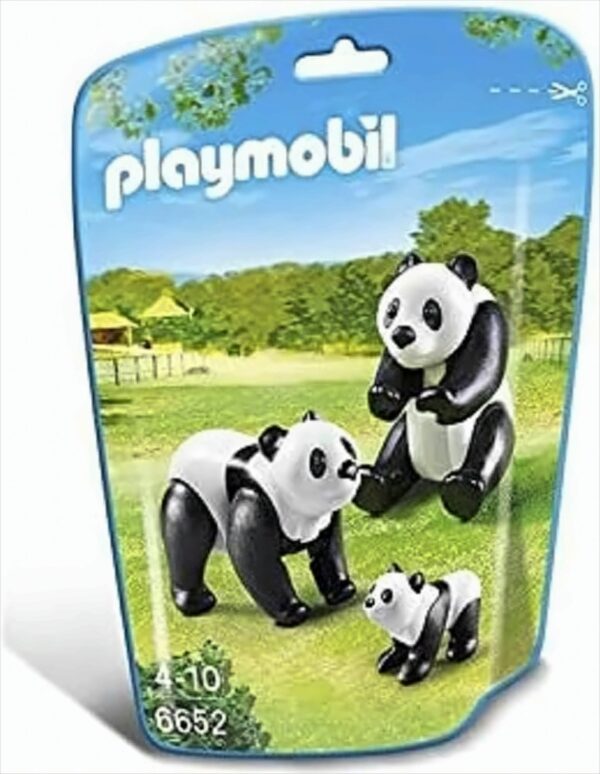 PLAYMOBIL Family Fun 6652 2 Pandas mit Baby