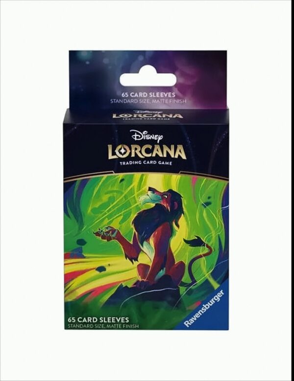 Disney Lorcana 6: Kartenhüllen Motiv Scar