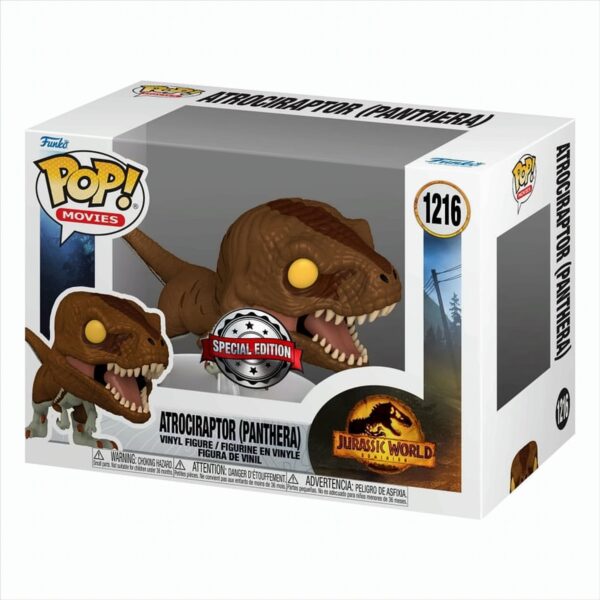 Funko Pop! Movies: JW3 - Atrociraptor - (Panthera) - Jurassic World 3 - Vinyl-Sammelfigur