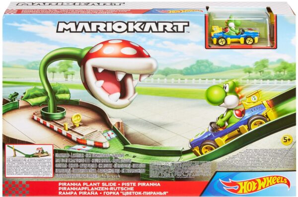 Hot Wheels - Mario Kart Piranhapflanzen Rutsche Trackset