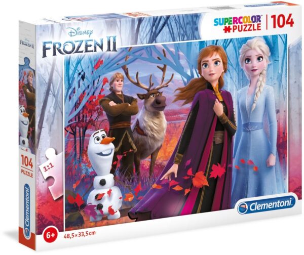 Supercolor Puzzle - Frozen 2, 104 Teile