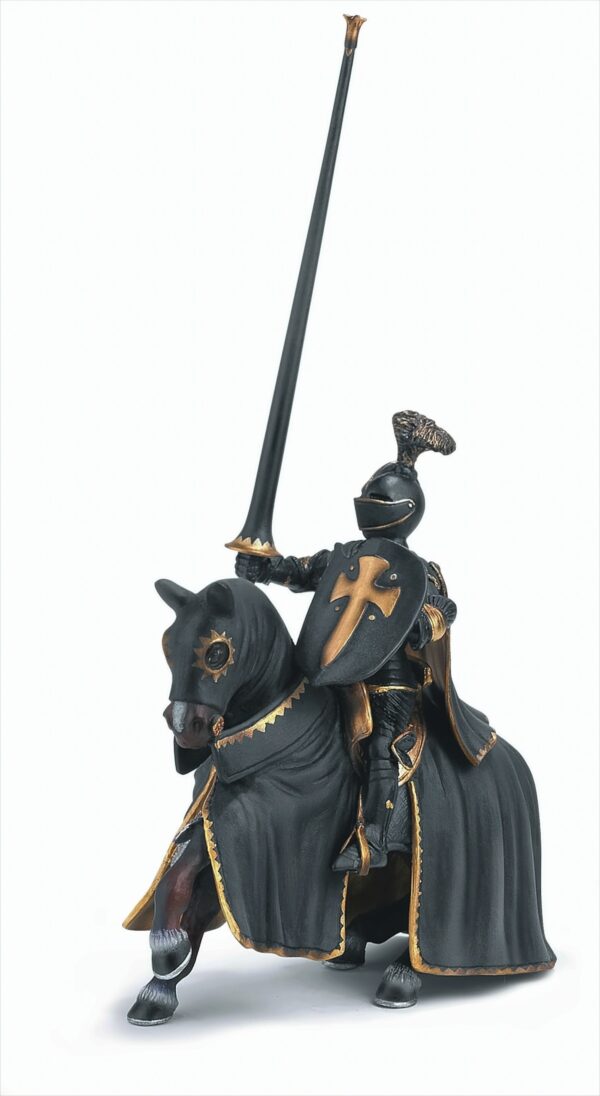 Schleich 70032 Schwarzer Ritter auf Pferd