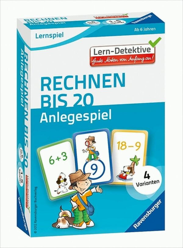 Lern-Detektive Anlegespiel Rechnen bis 20