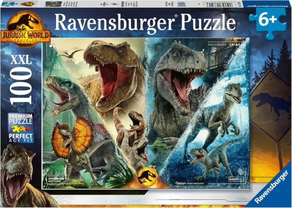 Puzzle Dinosaurierarten 100 Teile