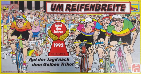 Um Reifenbreite. Spiel des Jahres 1992