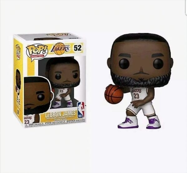 NBA - POP - Lebron James / Lakers - white