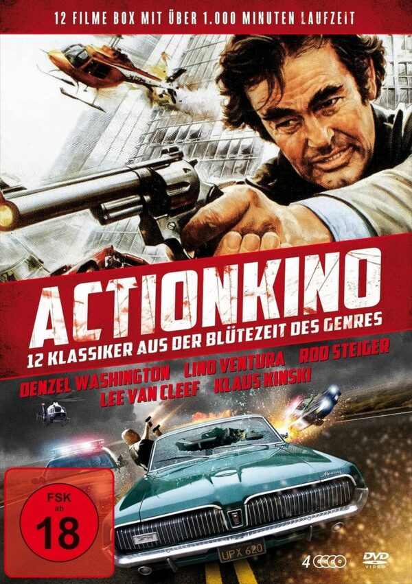 Actionkino - 12 Klassiker aus der Blütezeit des Genres (4 Discs)