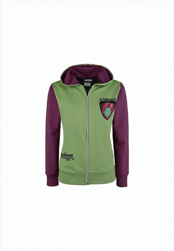 Guardians of the Galaxy Hoodie Damen Gamora XS Gruen