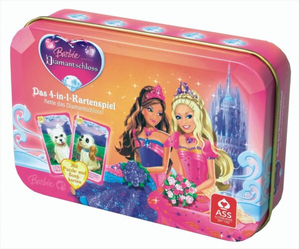 Barbie und das Diamantenschloss 4in1 Kartenspiel