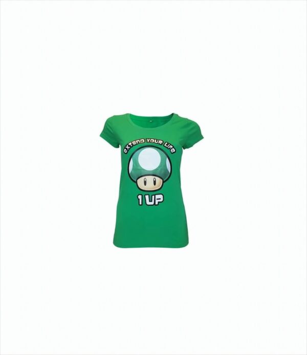 Nintendo T-Shirt Damen -XS- Extend Your Life,grün