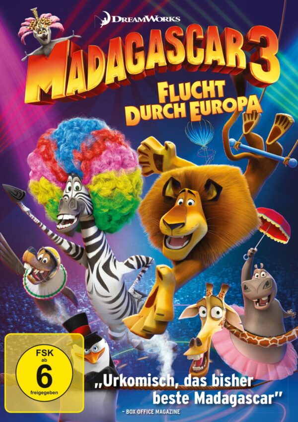 Madagascar 3: Flucht durch Europa