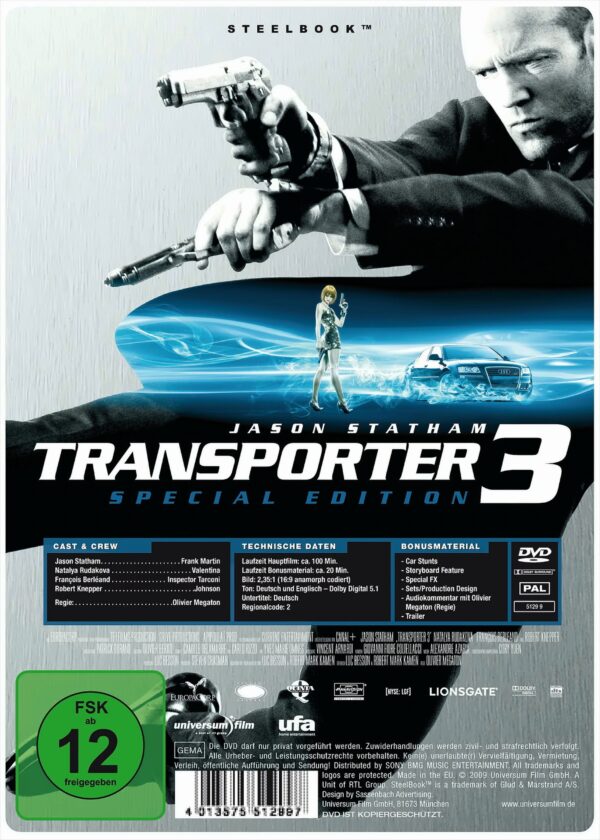 Transporter 3 (Steelbook)