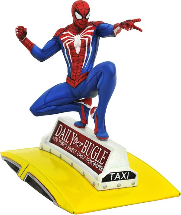 Marvel Gallery - PS4 Spiderman on Taxi 23 cm Figur