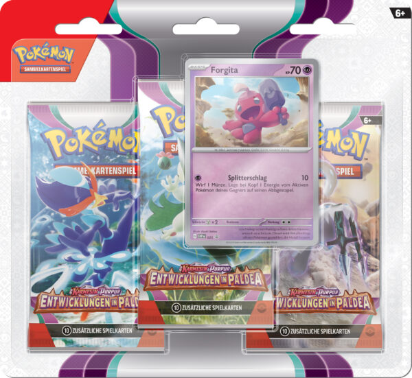 Pokemon Karmesin & Purpur – Entwicklungen in Paldea Blister-Pack Forgita